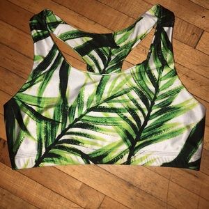 Palm Tree sports bra